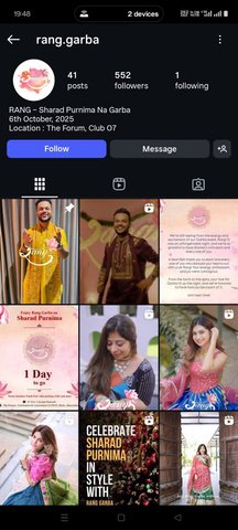 rang.garba Instagram results